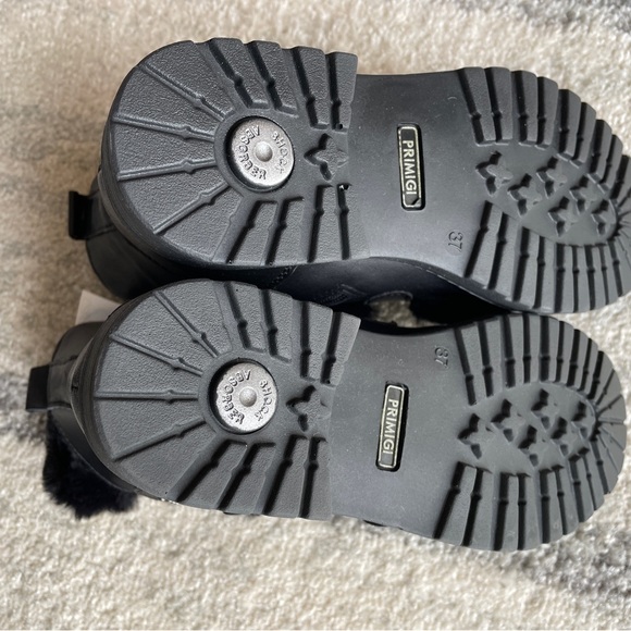 Primigi girls genuine leather black ankle boot,size 4 to 4.5 kids,  sz 37 euro - Picture 3 of 6